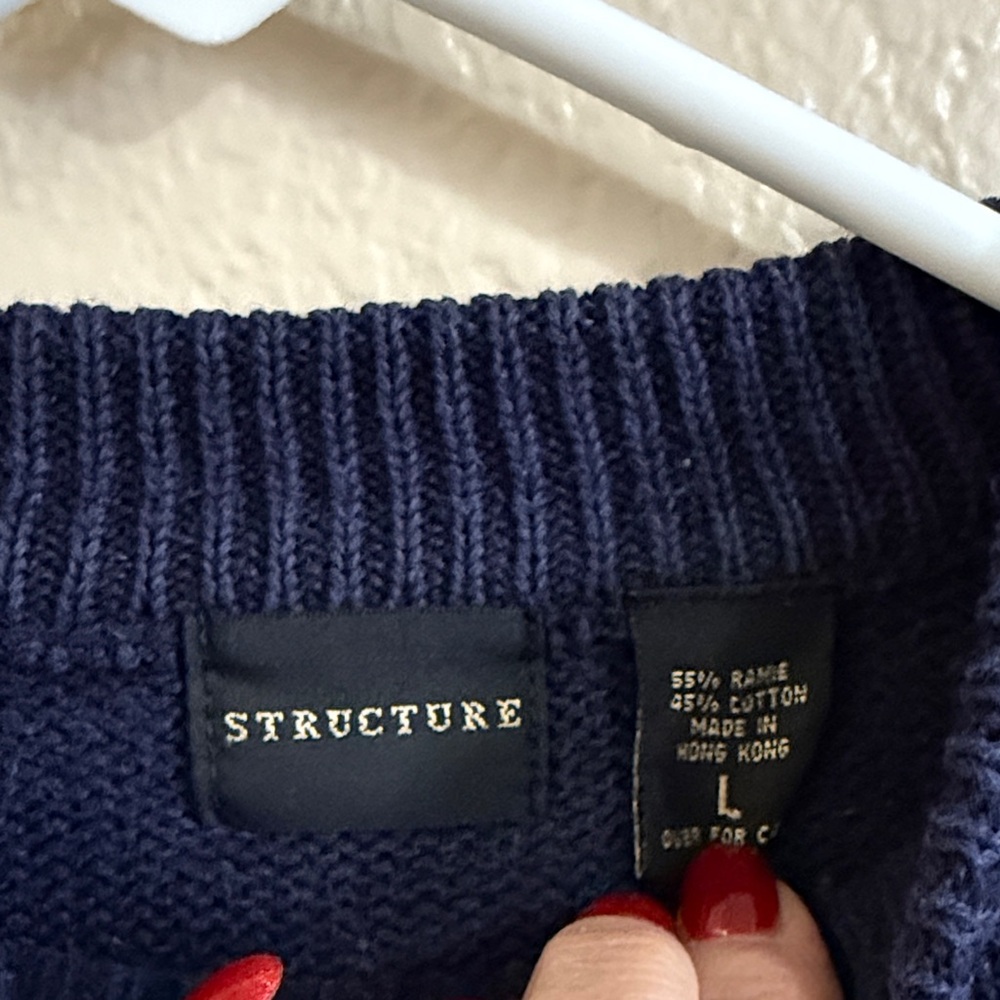 Vintage Flag embroidered Sweater - Picture 2 of 9